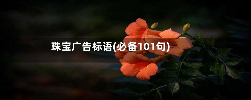 珠宝广告标语(必备101句)