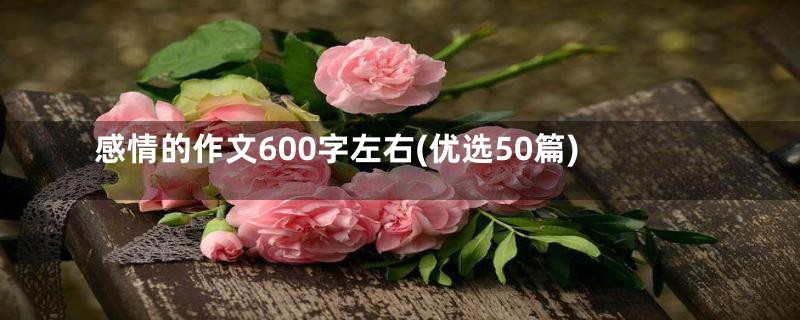 感情的作文600字左右(优选50篇)