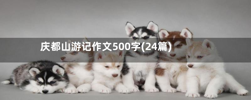 庆都山游记作文500字(24篇)