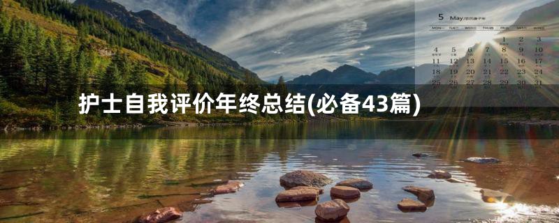 护士自我评价年终总结(必备43篇)