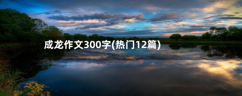 成龙作文300字(热门12篇)